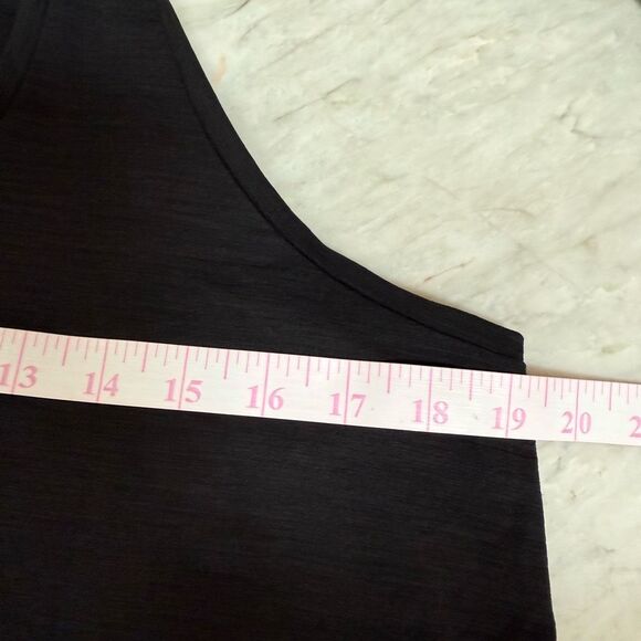 CALIA Women's Twist Back Tank top Pure Black size M NWT - Picture 6 of 8